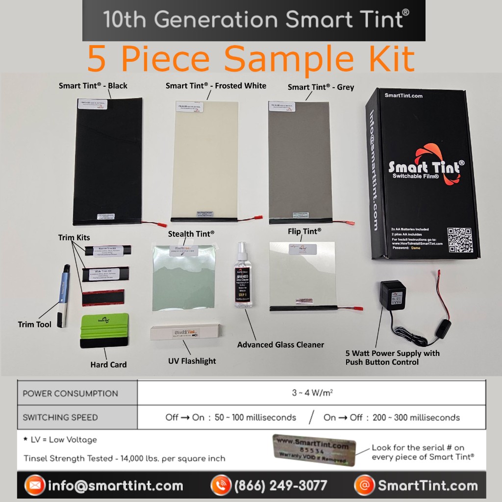 Smart Tint 5-piece sample kit